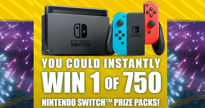 750 WINNERS! Play the Lunchables Gaming Together Instant Win Game daily for your chance to win a Nintendo Switch system and Nintendo game. You will need a game code to play so keep reading to learn how to get your free Lunchables game code.