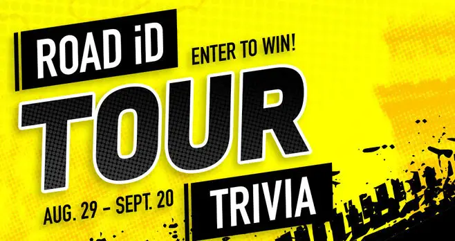 ROAD iD's famous Tour Trivia is back, complete with prizes so amazing they'd make Bob Barker blush. Play Trivia each day to score 1 entry for Daily Prize Packs and 1 entry for the Grand Prize: a cycling package worth over $10 thousand smackeroos.