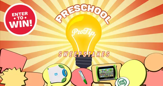 Enter for your chance to win a prize pack featuring LeapFrog Learning Toys! Every weekday of the sweepstakes, there will be a new prize pack to be won - ten prize packs in all!