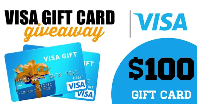 Win a $100 Visa gift card