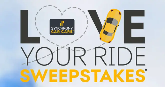 Play the Synchrony Car Care Love Your Ride Instant Win Game to win prizes instantly. And, each week, you’ll also have a chance to win a prize that can be used for a new set of tires or a full tank of gas from weekly sweepstakes!
