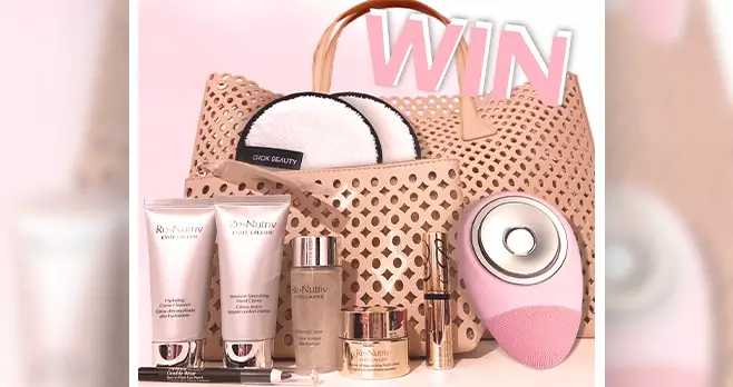 Enter for your chance to win a Chok and Estee Lauder beauty gift bag worth over $350 that also includes a full size tote bag and cosmetic bag