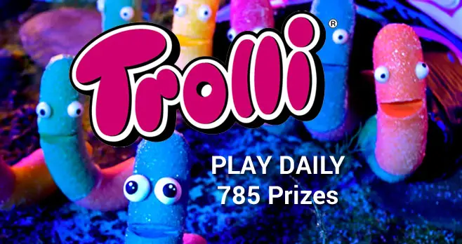Trolli is giving away 785 prizes in their new Trolli Deliciously Dark Escape Instant Win Game. Play daily for your chance to win.