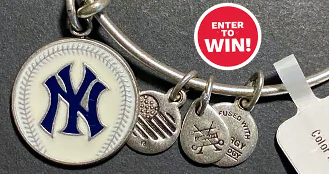 Win a New York Yankees MLB Charm Bangle Bracelet