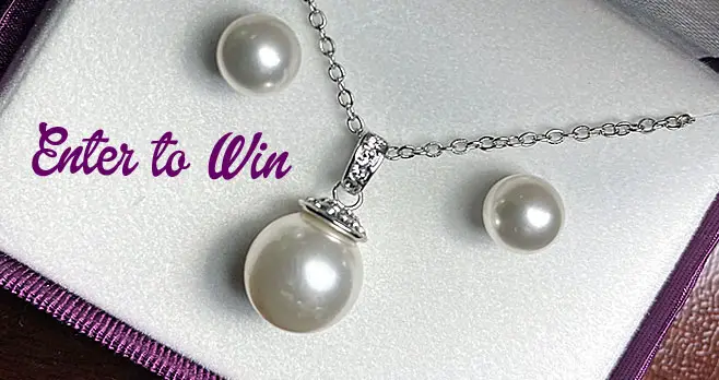 Win a Pearl & Diamond Necklace/Earring Set