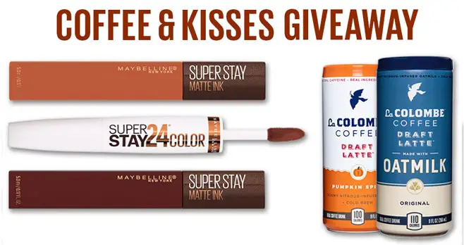 200 WINNERS! In honor of National Coffee Day, Maybelline has partnered with La Colombe to bring you the ultimate Coffee Lover's Giveaway. One Grand Prize + 60 Runner-up Winners. Worth Over $4,000 of prizes!