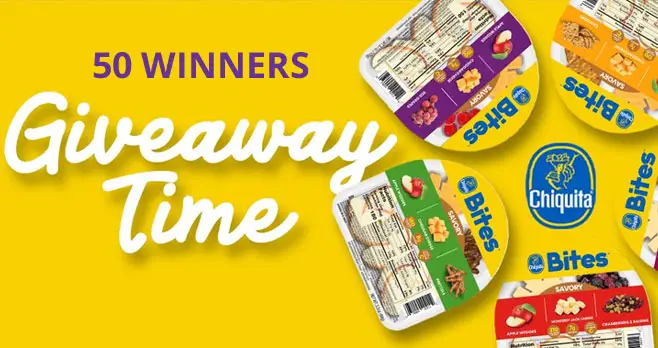 50 WINNERS! Enter for your chance to win free Chiquita Bites coupon from Fresh Express. We types of dips do you like to put on your apples? 