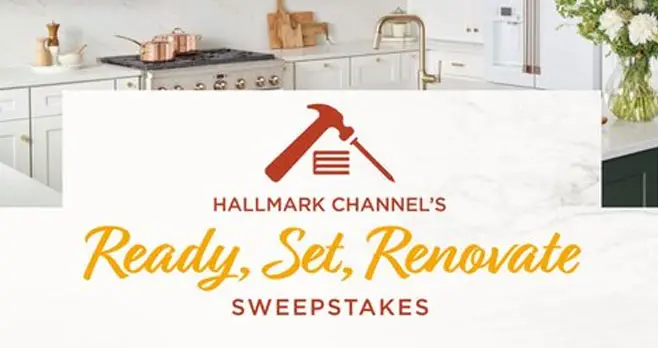 Enter Hallmark Channel’s Ready, Set, Renovate Sweepstakes for your chance to win up to $50,000 in cash! Weekly winners will will $500 in cash with the chance to win the $50,000 grand prize. Vote up to 10 times per day for your favorite design element - each vote gives you a bonus entry into the grand prize and weekly sweepstakes!