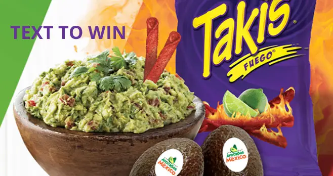 Enter for your chance to win a Year’s Supply of Avocados From Mexico and Takis® Rolled Tortilla Chips! September 15 – October 15 is Hispanic Heritage Month! Enter here for a chance to win a supply of this flavorful snack duo for a whole year!