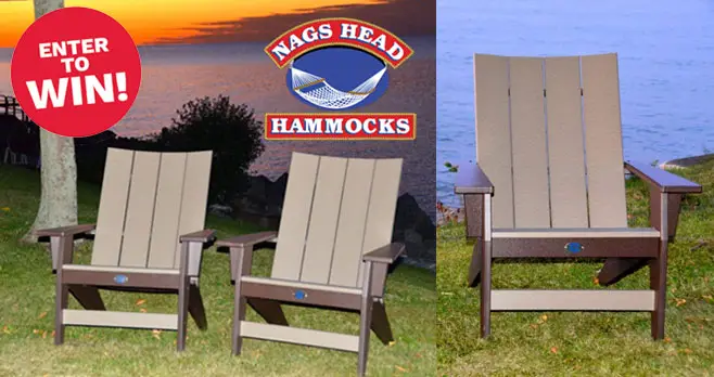 Enter for your chance to win a set of 2 Nags Head Contemporary Chairs valued at $780 from RaiseYourGarden.com!