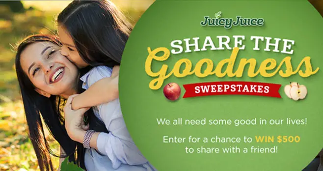 Enter for your chance to win Free Juicy Juice products and $200 or $500 gift cards.