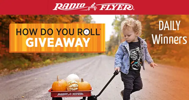 To help families get ready for #HalloweenAtHome, Radio Flyer is giving away one product a day during our How Do You Roll Giveaway. All treats, no tricks! Be sure to check back daily for the latest giveaway and enter for your chance to win.