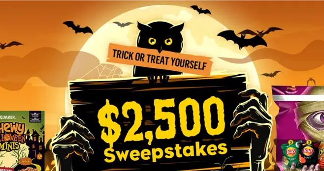 Enter for your chance to win $2,500 in cash! We can't imagine anything scarier than a Halloween without these classic flavors. Stock up this year and you could win $2,500 to throw the ultimate at-home Halloween celebration.