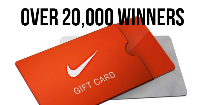 Coca-Cola is giving away over 20,000 Free Nike digital gift cards.