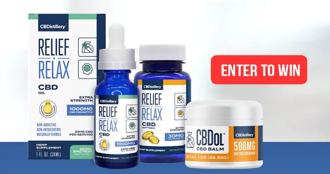 Enter for the chance to win a year's supply of 1,000 mg #CBD tinctures of your choice from CBDistillery
