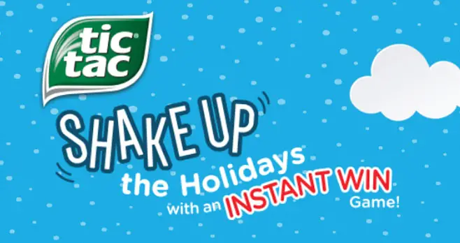 Shake up the Holidays with Tic Tac. You could WIN Instantly! Get ready to shake the snow globe and see what falls out.