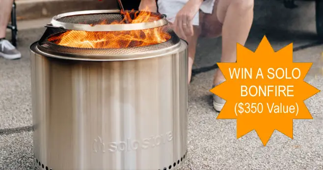 Enter for your chance to win a Solo Stove Bonfire fire pit - $350 value OOLA wants to keep you warm this winter! The Solo Stove Bonfire fire pit is the perfect addition to your back patio this year. 
