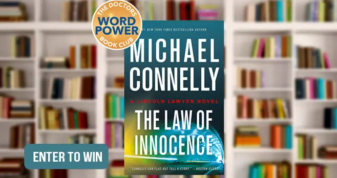 Enter for your chance to win a copy of The Law of Innocence by Michael Connelly. A total of 25 winners will be chosen.