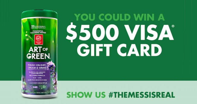 Art of Green's #TheMessIsReal $500 Visa Gift Card Giveaway | Sweeties ...