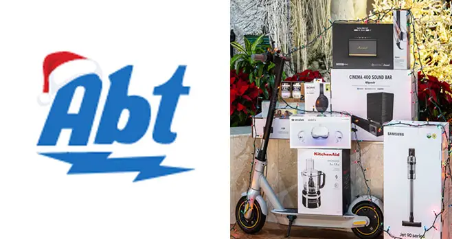 Abt (@abtelectronics) wants to end 2020 on a high note and they've enlisted the help of some of their favorite brands with a #giveaway that is their best yet, with 10 separate prizes for ten individual winners. You might score a scooter or a soundbar; a VR headset or a new food processor. 