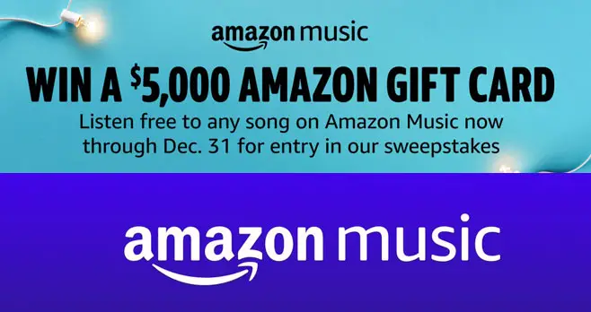 Amazon Music Listen to Win $5k Sweepstakes #AmazonMusic5kSweepstakes