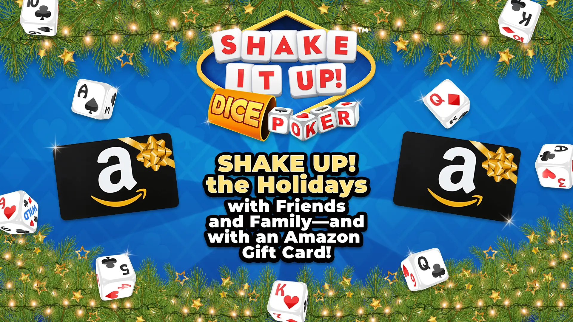 Enter for your chance to win $25 to $100 in Amazon gift cards when you enter the SHAKE UP! the Holidays Sweepstakes. You must be a permanent US resident, 18 and older and then you may enter 5 times per day during the Giveaway Period