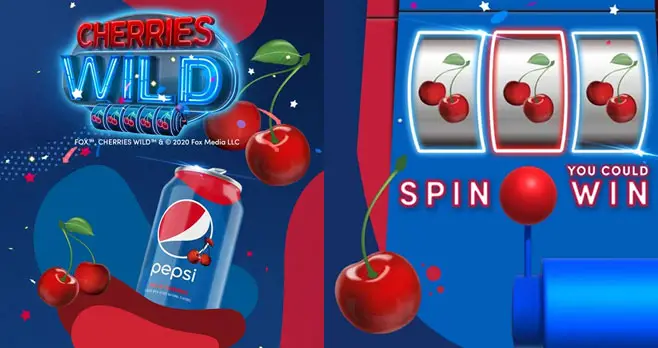 22,000 PRIZES! Play the Pepsi Wild Cherry Game Show Instant Win Game now through April 127th for your chance to win Pepsi Wild Cherry swag, 10, $25, $50, $100, $500 Mastercard gift cards and even a trip to Las Vegas for two.