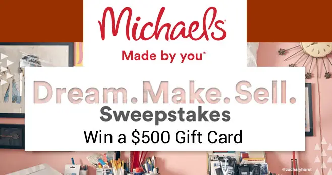 Share your creative craft workspace for a chance to win a $500 #Michaels gift card to upgrade your space! The winners will each receive a $500 Michaels gift card to get all the storage, organizing and craft supplies they desire to make their craft space even dreamier!