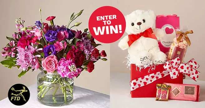 FTD is be giving away a desirable gift package from their Valentine’s Day collection now through January 31st. Each daily winner will receive an email with details to redeem their prize. 