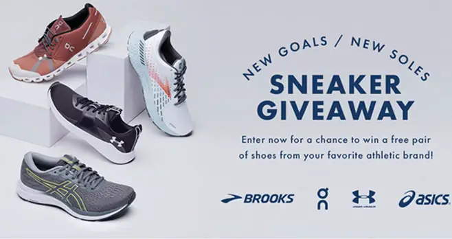 Enter for your chance to win a pair of brand new shoes from Peltz shoes! All month long Peltz Shoes will be giving away athletic shoes to 33 lucky people from your favorite brands. Selected winners will receive a free pair of athletic shoes from either Brooks, Asics, On, or Under Armour. 
