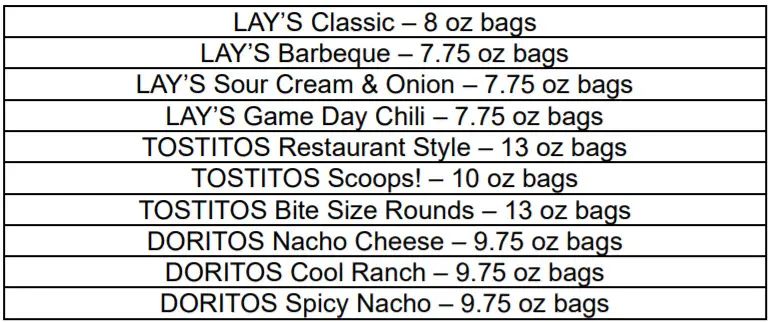 Frito-Lay Countdown to Crunchtime $100,000 Sweepstakes Codes