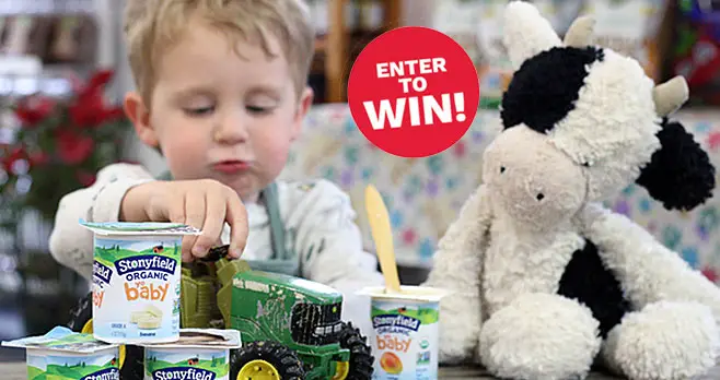 100 WINNERS! Enter for your chance to win a Stonyfield Stuffed Plush Cow. Celebrate a new year, new climate action, and a new MOO with your own Stonyfield cow! Enter for a chance to win one of a hundred plushies. Perfect for your little dairy fan or just for memorializing this special moment!
