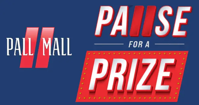 Want to win $10,000? Play the Pall Mall Pause for a Prize Instant Win Game daily for your chance to win great prizes and you will be entered to win the $10,000 grand prize.