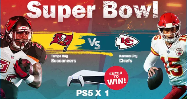 Enter for a chance to win a PS5 by predicting the champion of Super Bowl LV. One Grand Prize winner will receive a PS5 valued at $499.00. Everyone who enters will receive a copy of WinX HD Video Converter. Download sports videos for offline playback; convert any 4K/HD video to mobile devices, compress video size, cut, merge and edit video easily & quickly with WinX HD