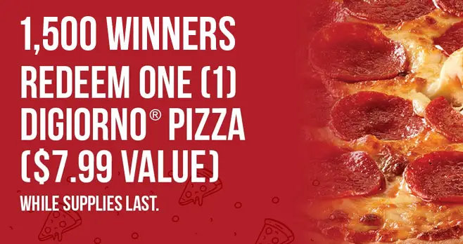 Want to win FREE DiGiorno Pizza? Follow @DiGiorno and on #SuperBowl Sunday if the score hits 3-14 or 14-3 on enter for your chance to win #FreeDiGiornoPi 