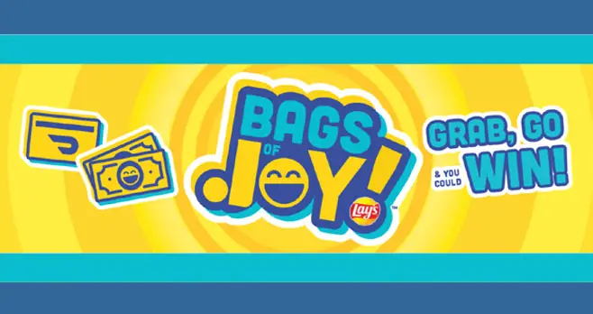 Play the Lay’s Bags of Joy Instant Win Game to instantly win $1000 cash! To enter you will need a Lays Chips bag code