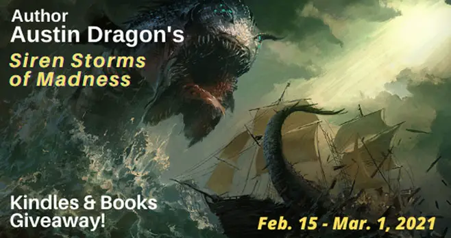Author, Austin Dragon is giving away two great prizes. The first winner will receive a Kindle Fire HD or other tablet plus 2 of Austin's book + another favorite author. Austin Dragon is the author of over 20 books in science fiction, fantasy, and classic horror.