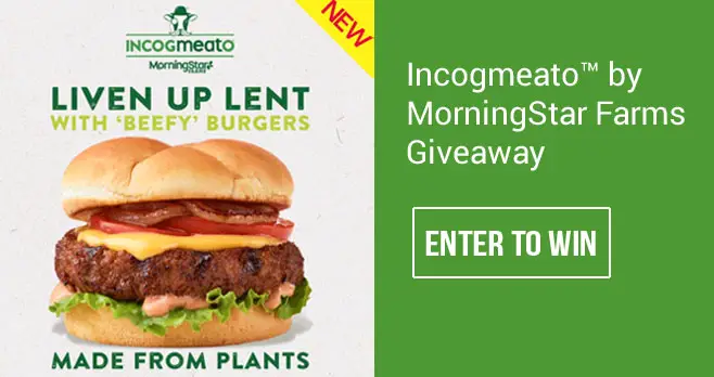 Enter for your chance to win a Free coupon to try new Incogmeato by MorningStar Farms.