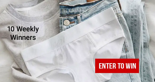 Enter for your chance to win ten pairs of Aerie Boybrief Underwear.