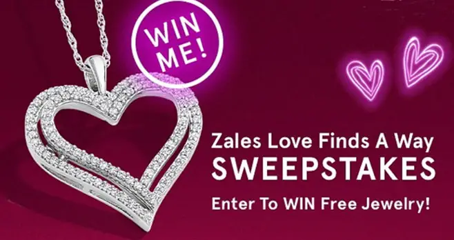 Enter for your chance to win a Diamond Heard necklace. Take the Zales "Love Finds a Way" Quiz for your chance to win. #LoveFindsAWaySweepstakes #LoveZales