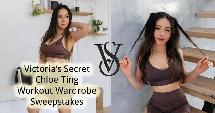 Victoria's Secret is partnering with Chloe Ting, the Australian YouTuber and fitness influencer to give you the chance to win a Victoria's Secret Pink X Chloe Ting Workout Wardrobe valued at $499!