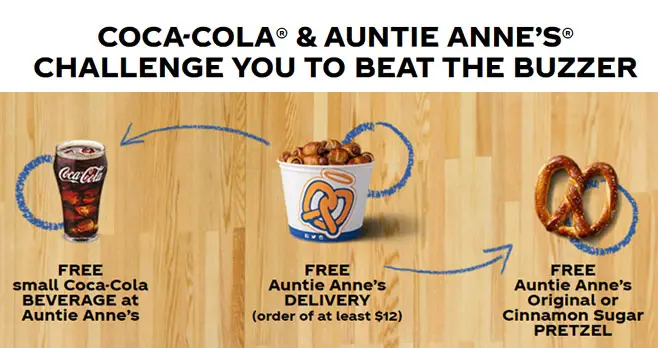 Auntie Anne's Basketball Buckets Challenge Instant Win Game