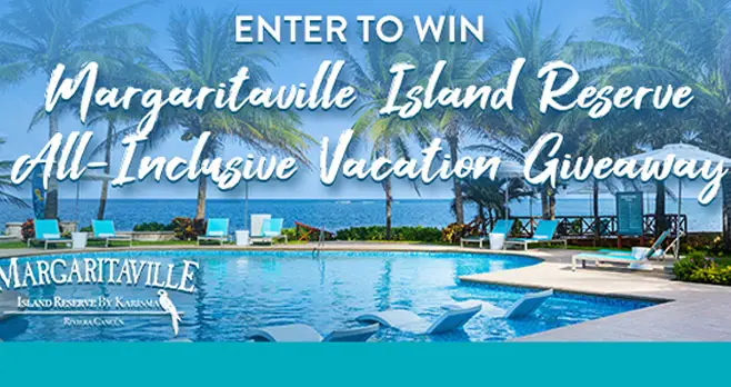 Enter for your chance to win a trip to the Margaritaville Island Reserve Riviera Cancun resort with a 4-night stay, resort cash and $1,000 airfare credit. Enter daily for your chance