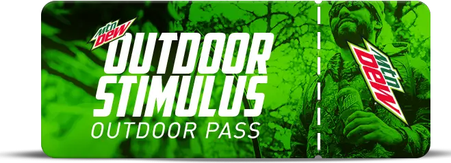 Mtn Dew Outdoor Stimulus Instant Win Game Pass