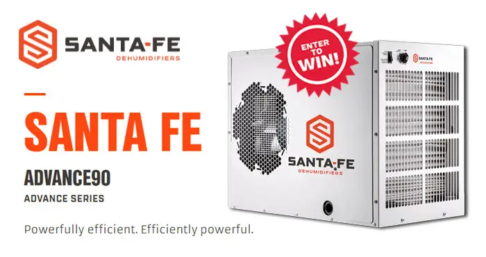 Enter Bob Vila's annual Humidity Be Gone Giveaway with Santa Fe.