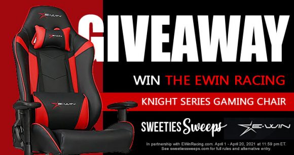 Win an EWin Ergonomic Gaming Chair with Sweeties Sweeps