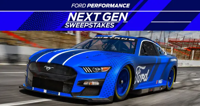 Enter for your chance to be Ford Performance's VIP guest and watch the NASCAR Next Gen Mustang hit the track for the first time in 2022! Ford is putting the stock back in stock car!