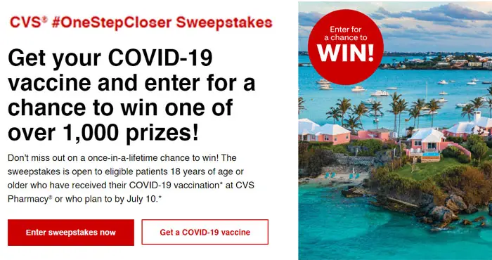 Have you been vaccinated yet? If you have gotten at least one shot you can win some AWESOME prizes from CVS