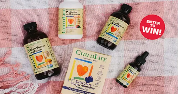Enter for your chance to win ChildLife Essentials children's multivitamins, probiotics and Elderberry softmelts from The Healthy Mouse. ChildLife multi-vitamins and some of their supplements such as First Defense and probiotics help support a healthy immune system. 