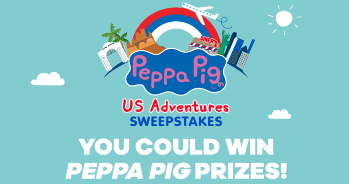 Nick Jr July Peppa Pig's US Adventures Sweepstakes